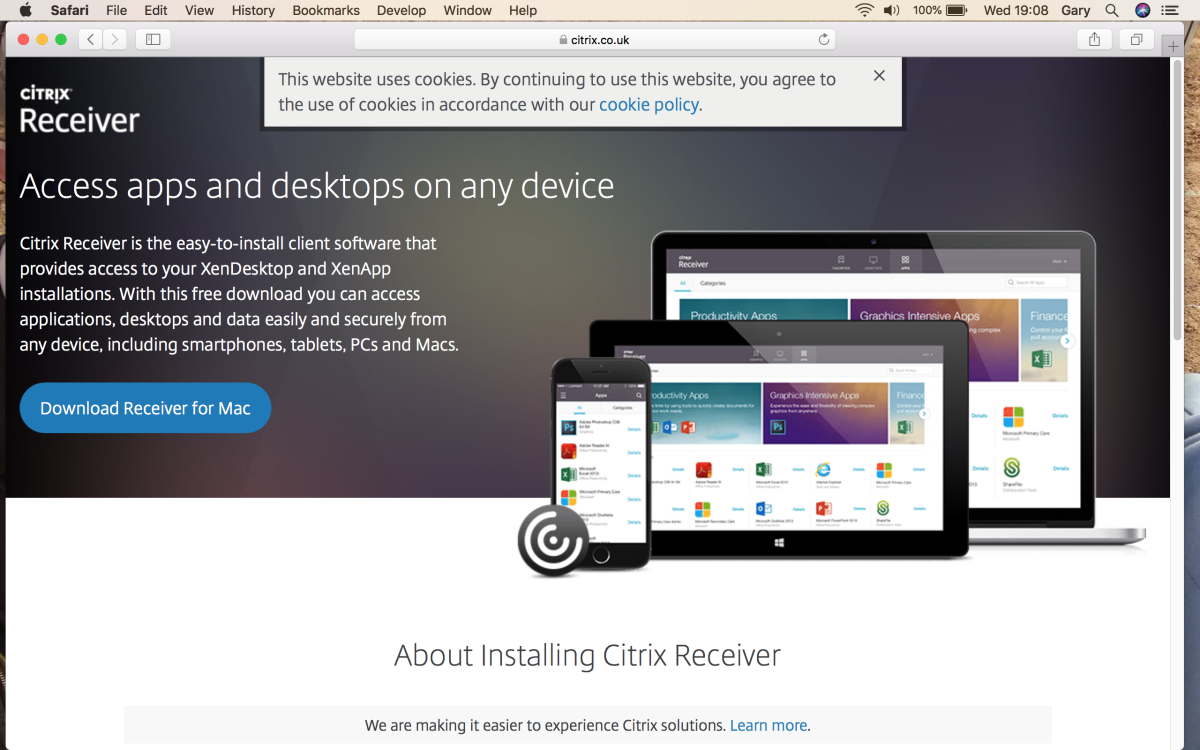 Citrix receiver for mac download